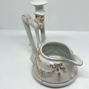 Vintage Mepoco Japan Porcelain Butler Handle Creamer 1930’s